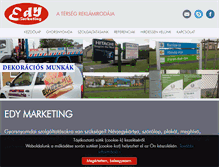 Tablet Screenshot of edymarketing.hu